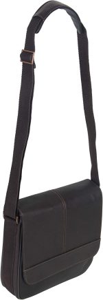 Kenneth Cole REACTION Manhattan Messenger Shoulder Satchel Bag Colombian Leather Laptop Computer & Tablet Travel Briefcase, Brown - Image 4